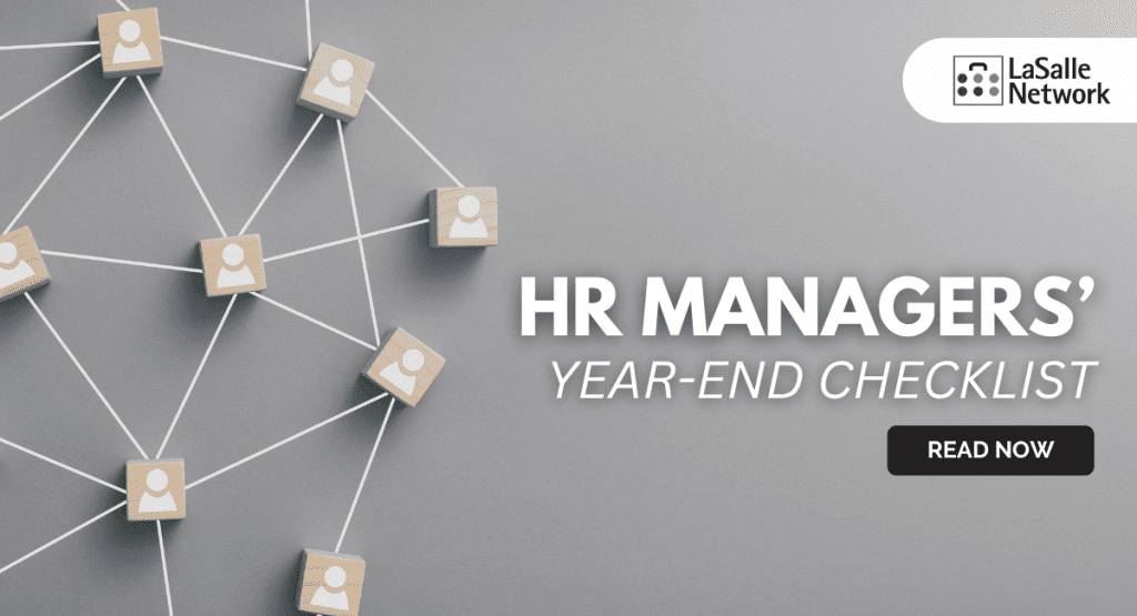 End of year checklist for HR Managers